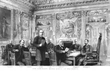 'The Admiralty Board Sitting at Whitehall 1890. Creator: Unknown