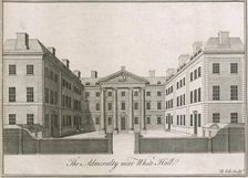 The Admiralty, near Whitehall, Westminster, London, 1750. Artist: Benjamin Cole