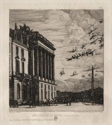 The Admiralty, Paris, 1865. Creator: Charles Meryon (French, 1821-1868)