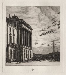 The Admiralty, Paris, 1865. Creator: Charles Meryon (French, 1821-1868)