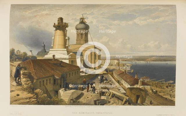 The Admiralty, Sevastopol. Artist: Simpson, William (1832-1898)