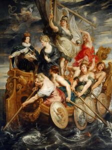 The adulthood of Louis XIII. (The Marie de Medici Cycle), 1622-1625. Creator: Rubens, Pieter Paul (1577-1640)