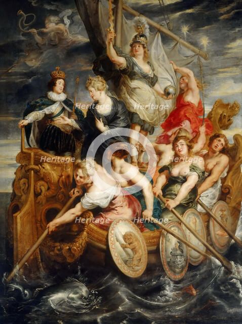 The adulthood of Louis XIII. (The Marie de' Medici Cycle), 1622-1625. Creator: Rubens, Pieter Paul (1577-1640).