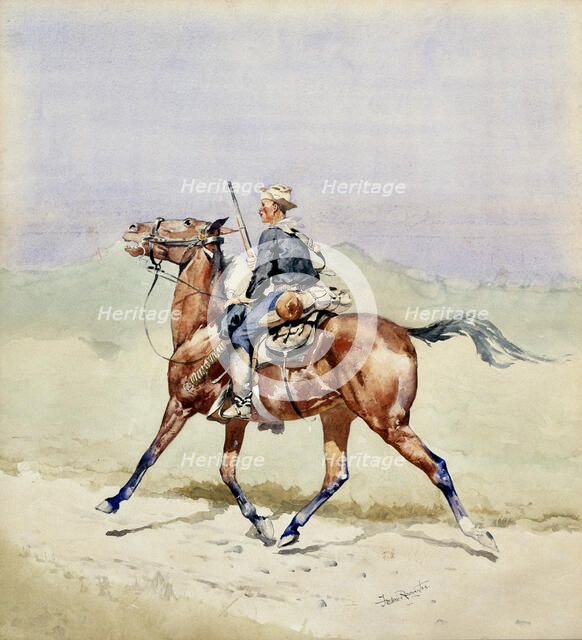 The Advance Guard, ca. 1888. Creator: Frederic Remington.