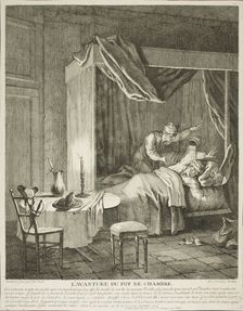 The Adventure of the Chamber Pot, plate four from Scènes du Roman Comique, n.d. Creator: Jean-Baptiste Oudry