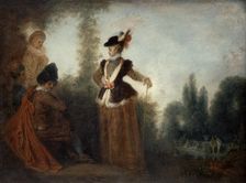 The Adventuress c1717. Artist: Jean-Antoine Watteau