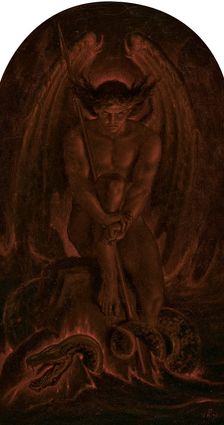 The Adversary: where "the worms that eat them do not die, and the fire is not quenched.", 1876. Creator: Paton, Sir Joseph Noel (1821-1901)