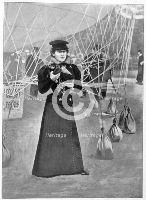 The Aero Club, costume of a female ballooner, 15th November 1898. Artist: Unknown