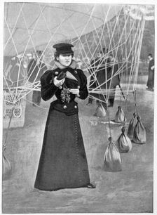 The Aero Club, costume of a female ballooner, 15th November 1898