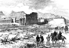 The Afghan War: defence of the British position at...Cabul - north end of Sherpore defences, 1880. Creator: C. R.