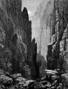 The Afghan War: the Chunari Pass through the Khoord Cabul Range, 1880. Creator: William James Palmer