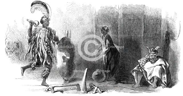 The African Exhibition, at the Cosmorama, Regent-Street, 1850. Creator: Unknown.