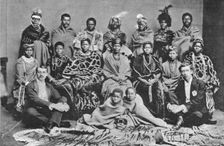 'The African Native Choir which sang before HM The Queen at Osbourne. 1891. Creator: Unknown