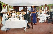 The After-dinner Speech 1908. Artist: Lance Thackeray