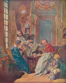 The Afternoon Meal 1739. Artist: Francois Boucher