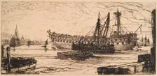 The Agamemnon, 1870. Creator: Francis Seymour Haden