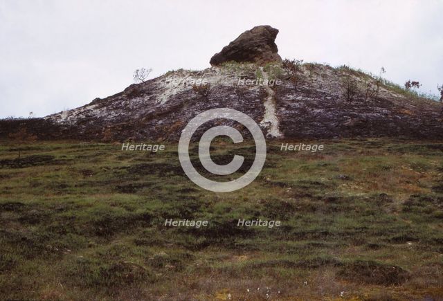 The Agglestone on Godlingstone Heath, Dorset, 20th century. Artist: CM Dixon.