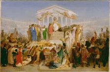 The Age of Augustus, the Birth of Christ, about 1852-1854. Creator: Jean-Leon Gerome