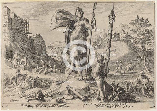 The Age of Bronze, 1589. Creator: Goltzius, Workshop of Hendrick, after Hendrick Gol.