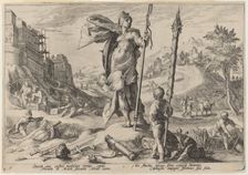 The Age of Bronze, 1589. Creator: Goltzius, Workshop of Hendrick, after Hendrick Gol
