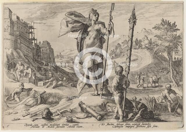 The Age of Bronze, 1589. Creator: Goltzius, Workshop of Hendrick, after Hendrick Gol.