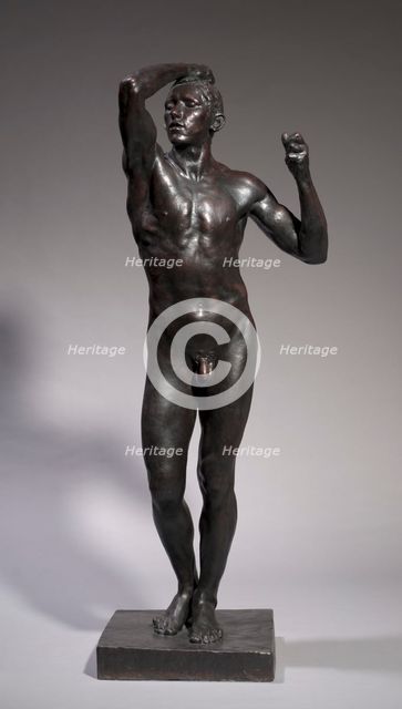 The Age of Bronze, 1875-76. Creator: Auguste Rodin (French, 1840-1917).