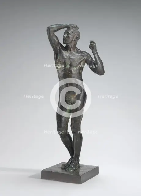 The Age of Bronze (L'Age d'Airain), model 1875-1876, cast 1903-1904. Creator: Auguste Rodin.