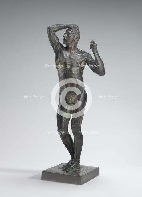 The Age of Bronze (L'Age d'Airain), model 1875-1876, cast 1903-1904. Creator: Auguste Rodin.