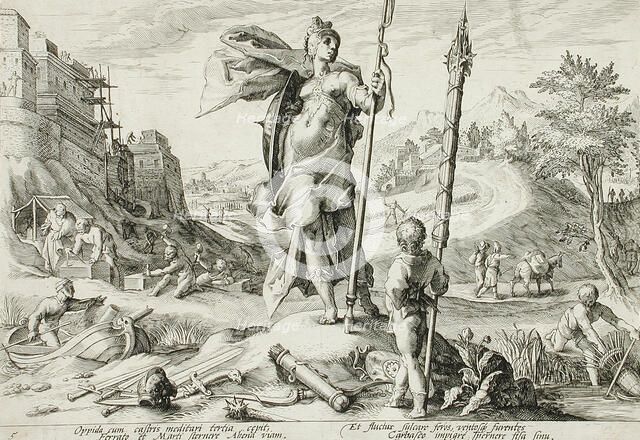 The Age of Bronze, published 1589. Creator: Hendrik Goltzius.
