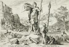 The Age of Bronze, published 1589. Creator: Hendrik Goltzius