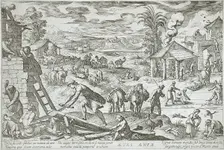 The Age of Copper, 1599. Creators: Antonio Tempesta, Nicolaus van Aelst
