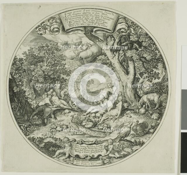 The Age of Gold, 1608. Creator: Johann Theodor de Bry.