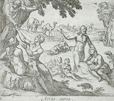 The Age of Gold, published 1606. Creators: Antonio Tempesta, Wilhelm Janson