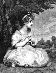 "The Age of Innocence", by Sir Joshua Reynolds, in the South Kensington Museum, 1864. Creator: W Thomas