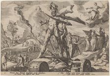 The Age of Iron, 1589. Creator: Goltzius, Workshop of Hendrick, after Hendrick Gol