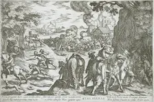 The Age of Iron, 1599. Creators: Antonio Tempesta, Nicolaus van Aelst