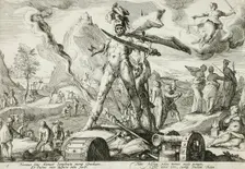 The Age of Iron, published 1589. Creator: Hendrik Goltzius