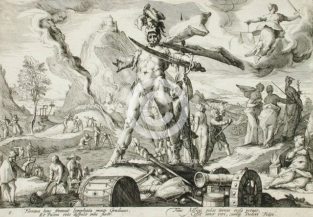 The Age of Iron, published 1589. Creator: Hendrik Goltzius.