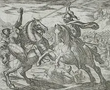 The Age of Iron, published 1606. Creators: Antonio Tempesta, Wilhelm Janson