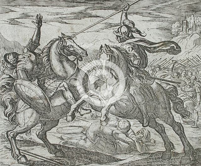 The Age of Iron, published 1606. Creators: Antonio Tempesta, Wilhelm Janson.