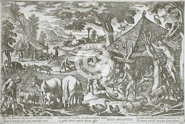 The Age of Silver, 1599. Creators: Antonio Tempesta, Nicolaus van Aelst.