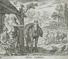 The Age of Silver, published 1606. Creators: Antonio Tempesta, Wilhelm Janson