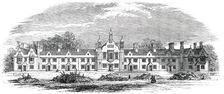 The Aged Freemasons Asylum, at Croydon: opened on Thursday, 1850. Creator: Unknown