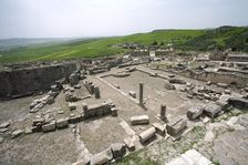 The Aghlabid Baths at Dougga (Thugga), Tunisia. Artist: Samuel Magal