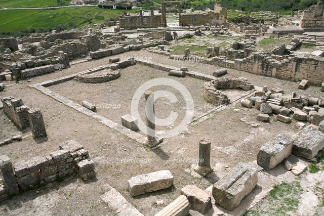 The Aghlabid Baths at Dougga (Thugga), Tunisia. Creator: Samuel Magal.