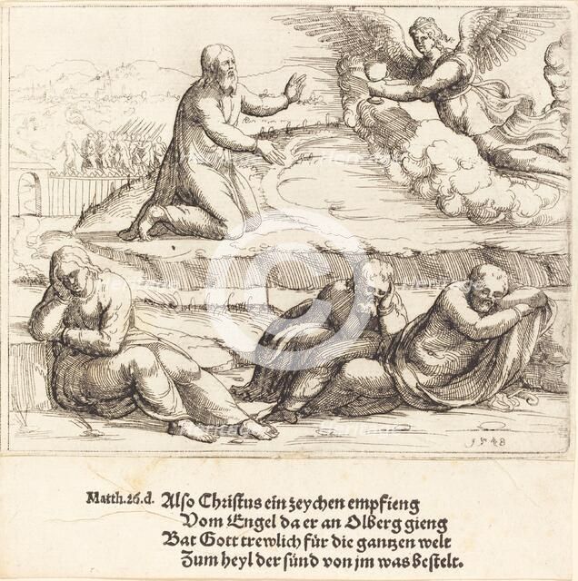 The Agony in the Garden, 1548. Creator: Augustin Hirschvogel.