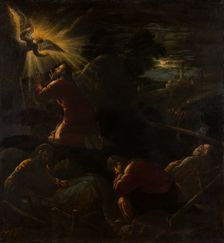 The Agony in the Garden, 1501-1600. Creator: Circle of Jacopo Bassano il vecchio