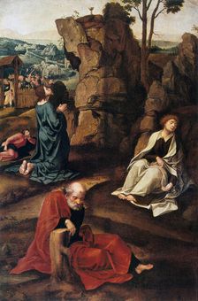 The Agony in the Garden 1527-1530. Artist: Pieter Coecke van Aelst