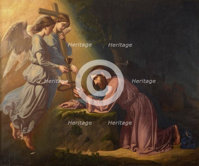 The Agony in the Garden, 1857. Creator: Mariano de la Roca y Delgado.