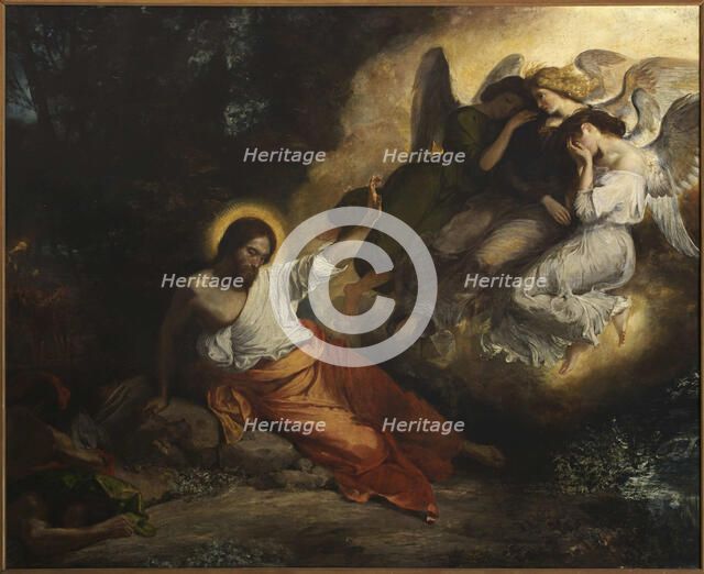 The Agony in the Garden, 1826. Creator: Delacroix, Eugène (1798-1863).